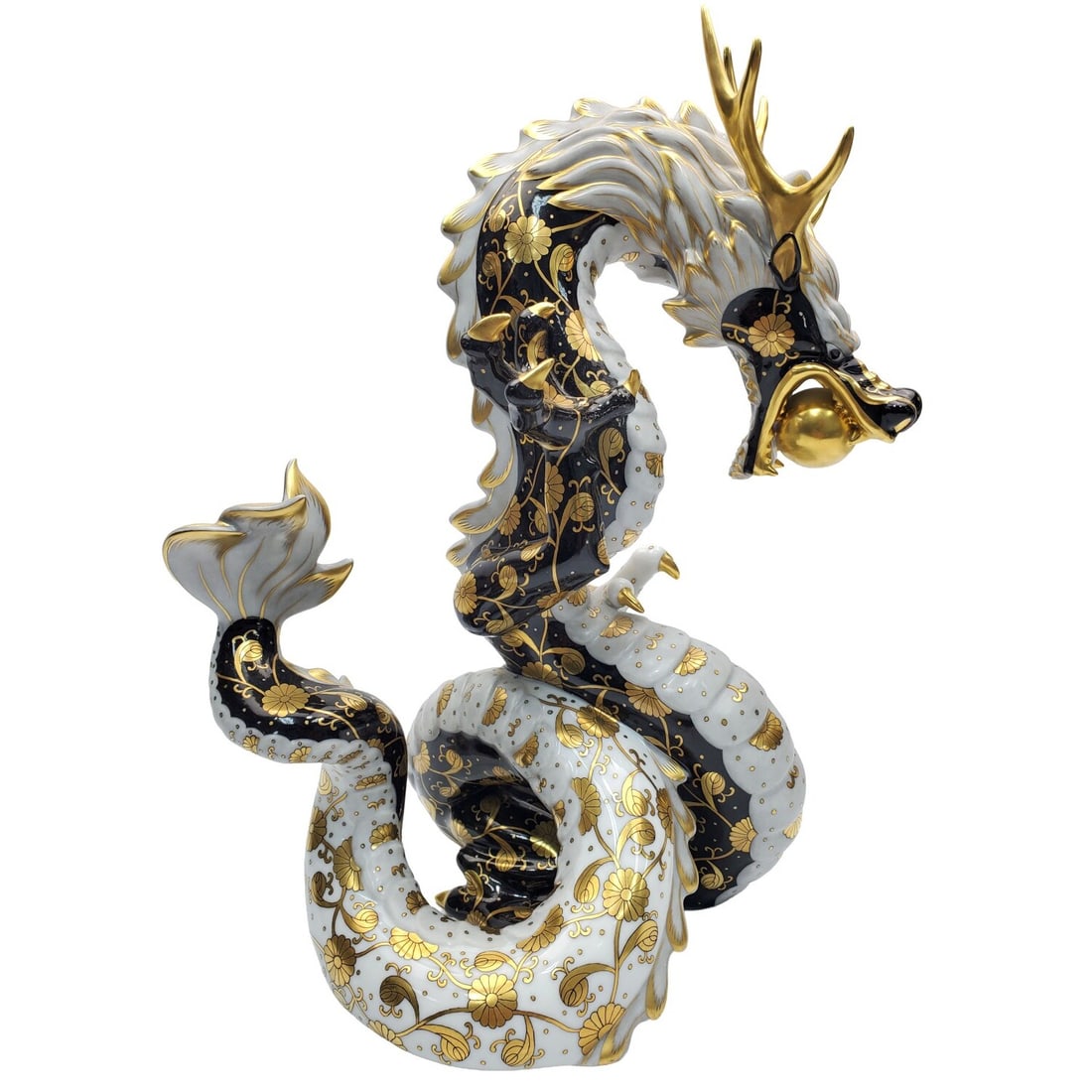 Herend Limited Ed. Large Dragon Porcelain Figure (1 of 8)