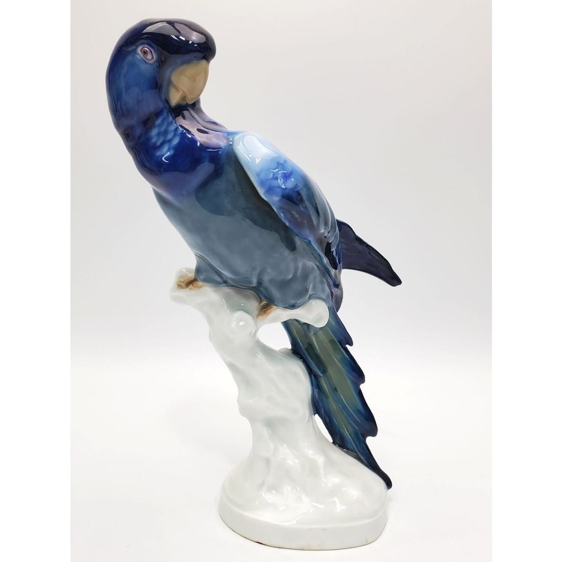 Meissen Porcelain Parrot Figure by Paul Walther (1 of 5)