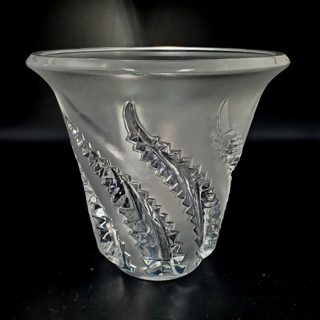 Lalique France Vintage "Lobelia" Fern Leaf Glass V (1 of 4)