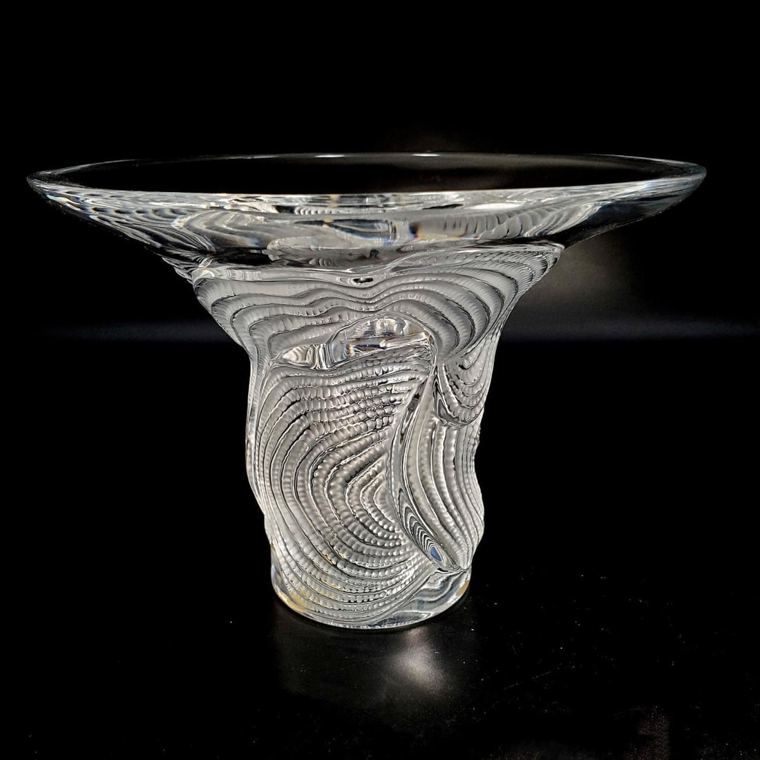 Lalique France Vintage "Sertella" Glass Vase (1 of 6)