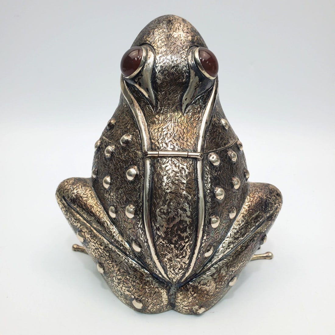 Mario Buccellati Italian Silver Frog-Form Box (1 of 6)