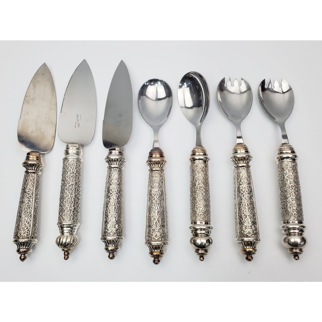 7 Sterling Silver Handled Large Serving Utensils (1 of 5)