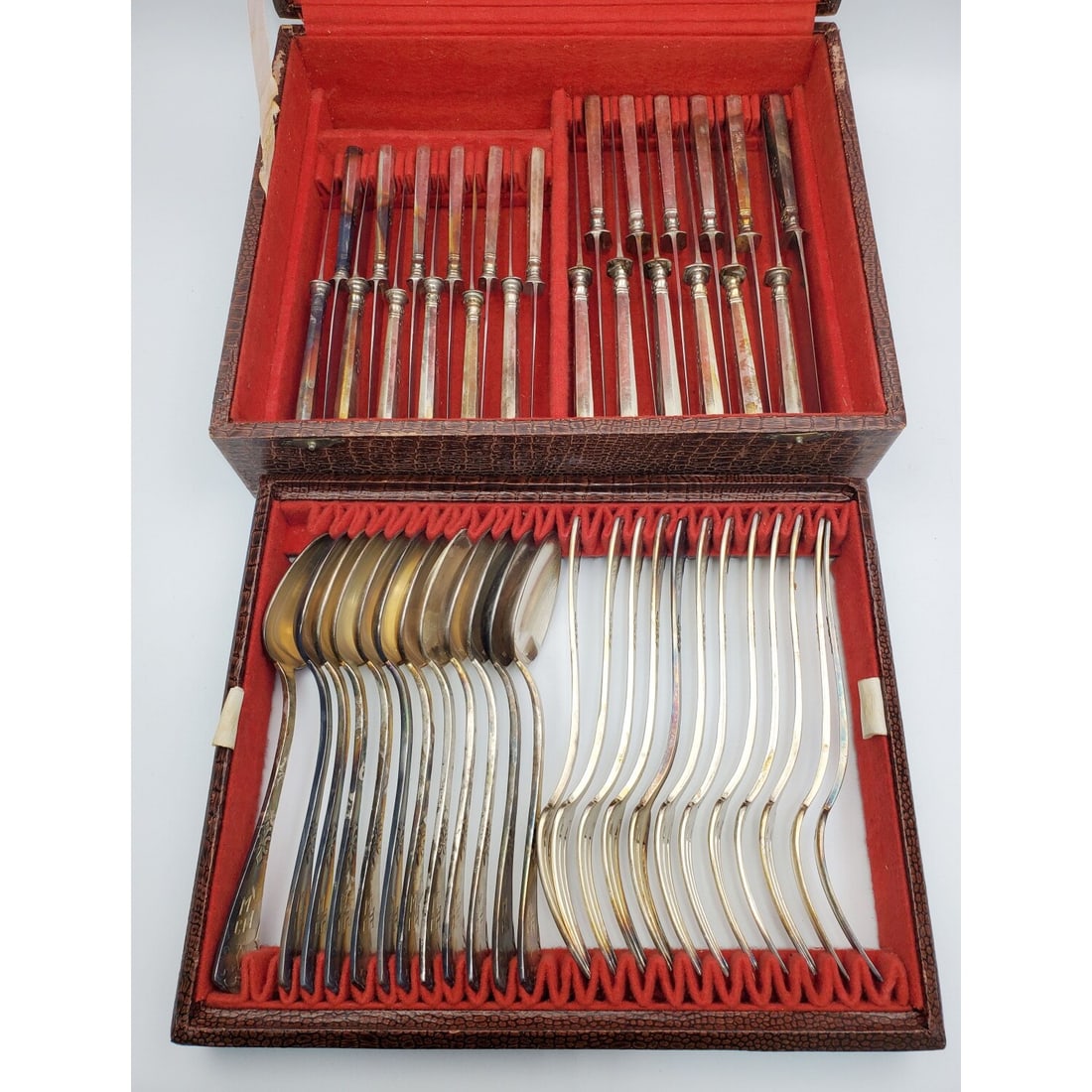 Antique 48pc Silver-Plated "Armand Frenais" Set (1 of 7)