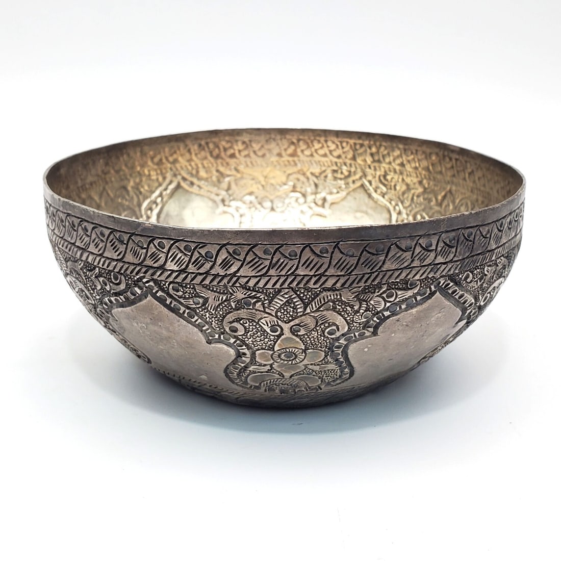 Judaica Early Middle Eastern Silver Bowl (1 of 4)
