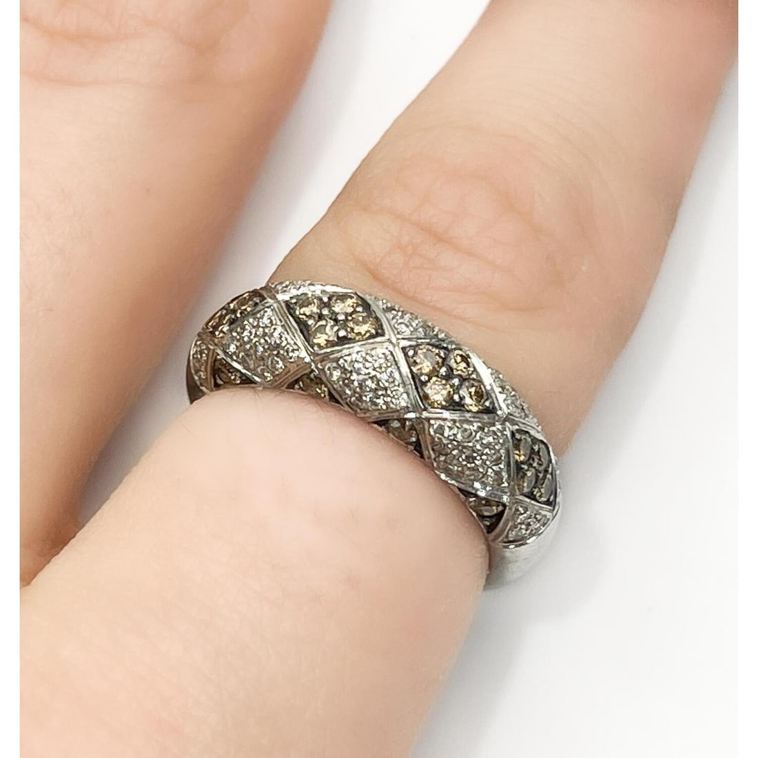 14K White Gold & Diamond Ring (1 of 4)