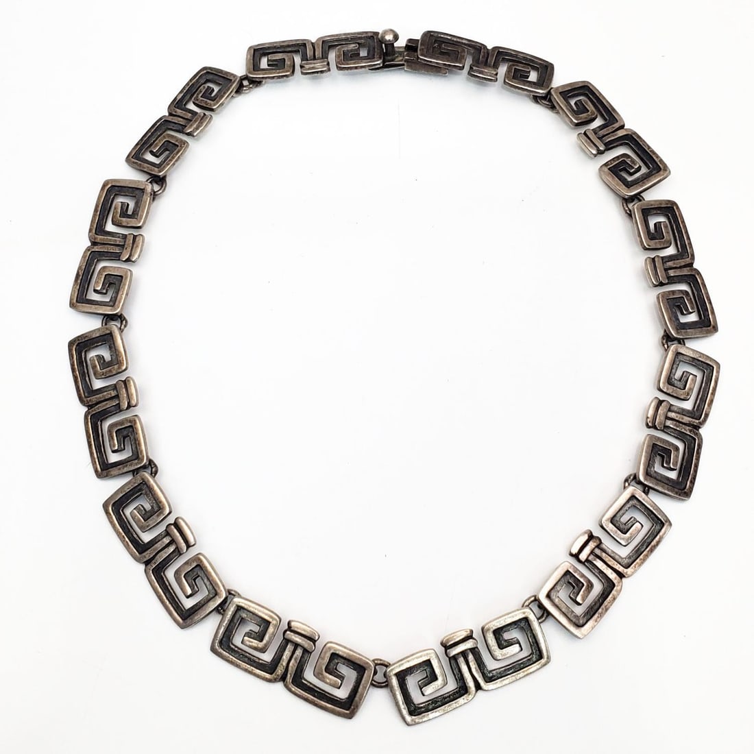 Margot De Taxco Signed Sterling Silver MCM Necklac (1 of 3)