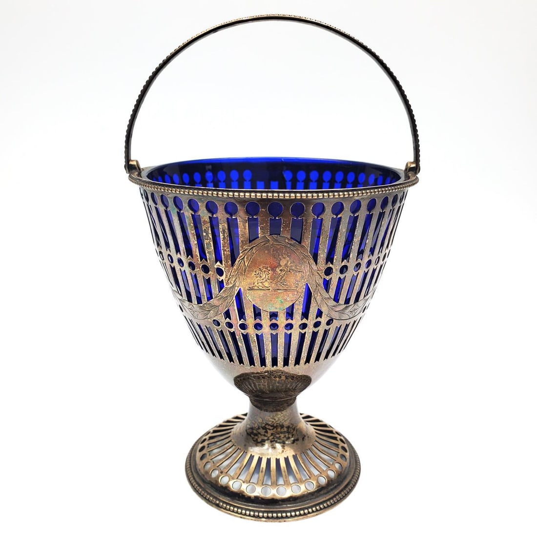 Early English Georgian Sterling Silver Basket (1 of 4)