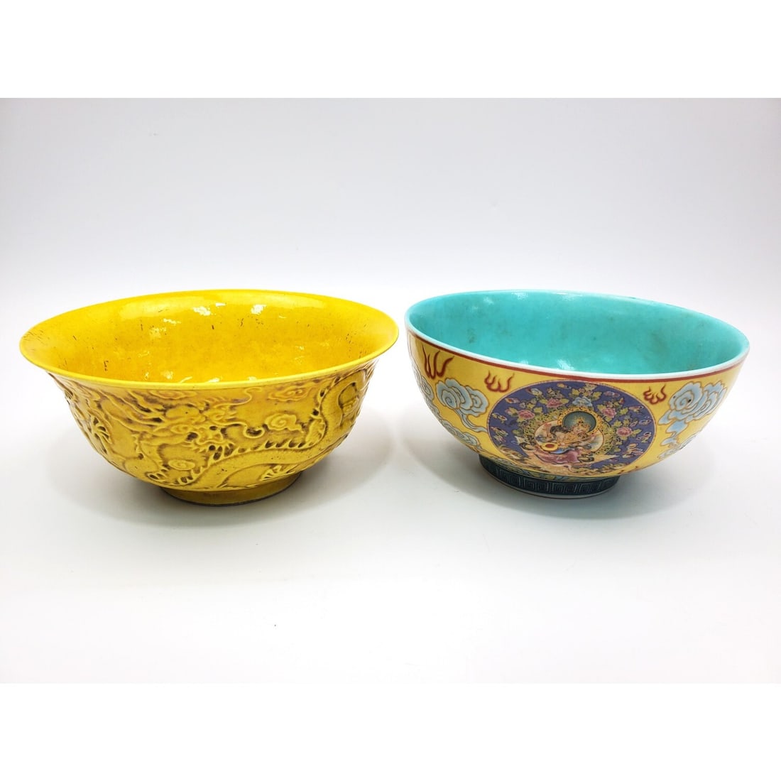 Chinese Lot of 2 Signed Bowls (1 of 5)
