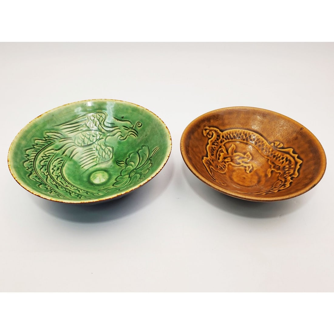 2 Chinese Glazed Bowls (1 of 4)