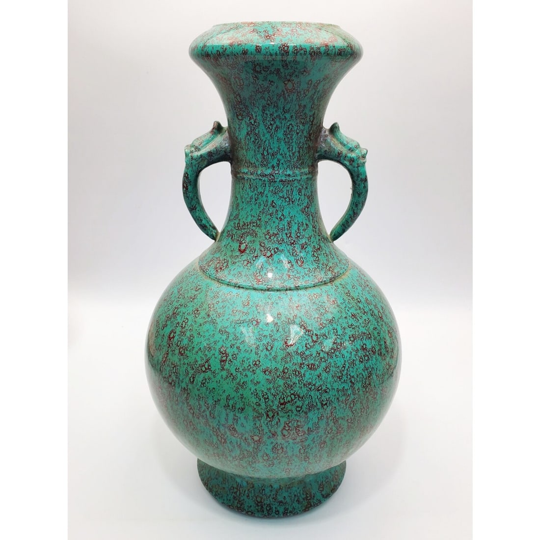 Chinese Signed Lujun Glaze Porcelain Vase (1 of 5)