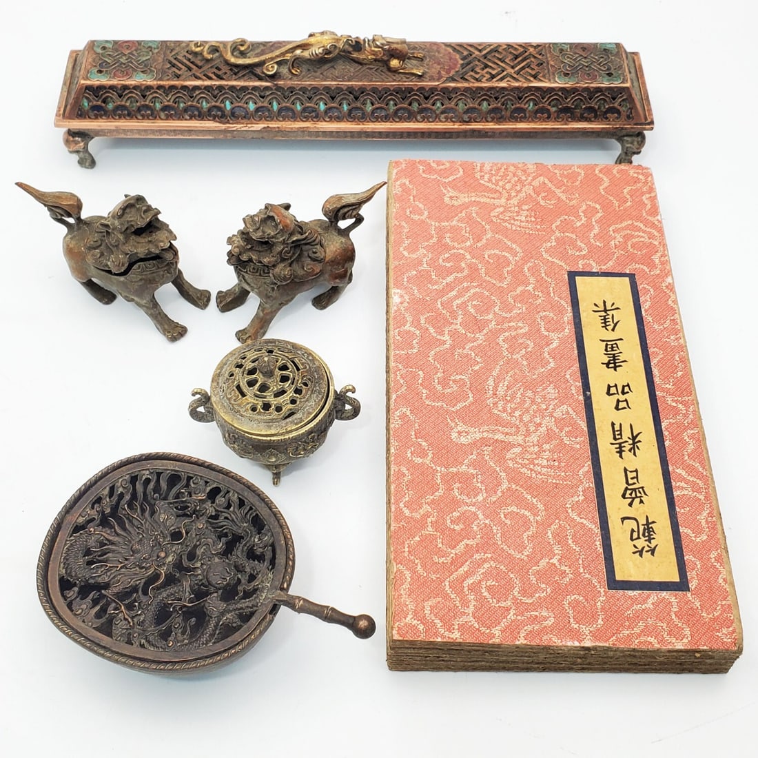 Lot of 5 Interesting Chinese Incense Burners (1 of 6)