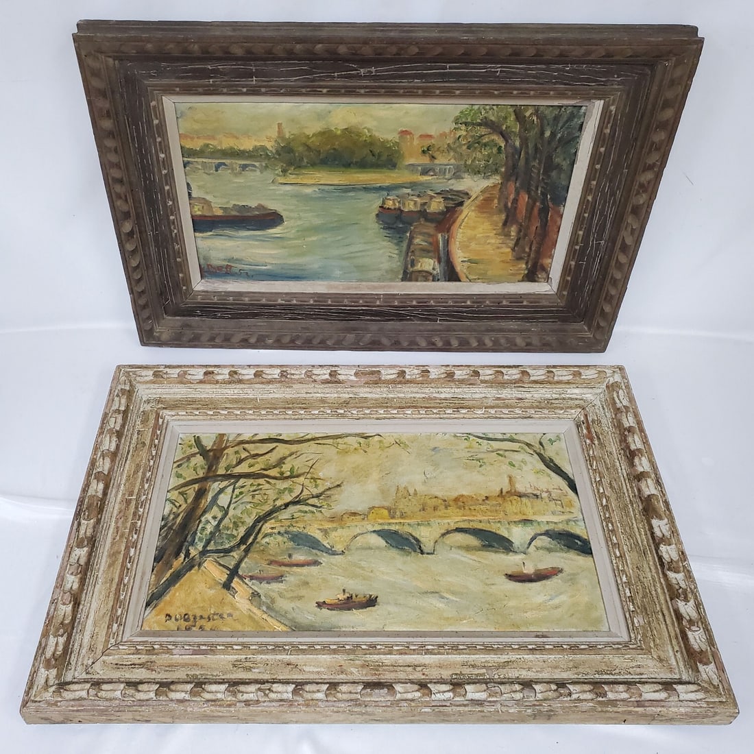 2 Vintage Signed Paintings Oil on Canvas (1 of 5)