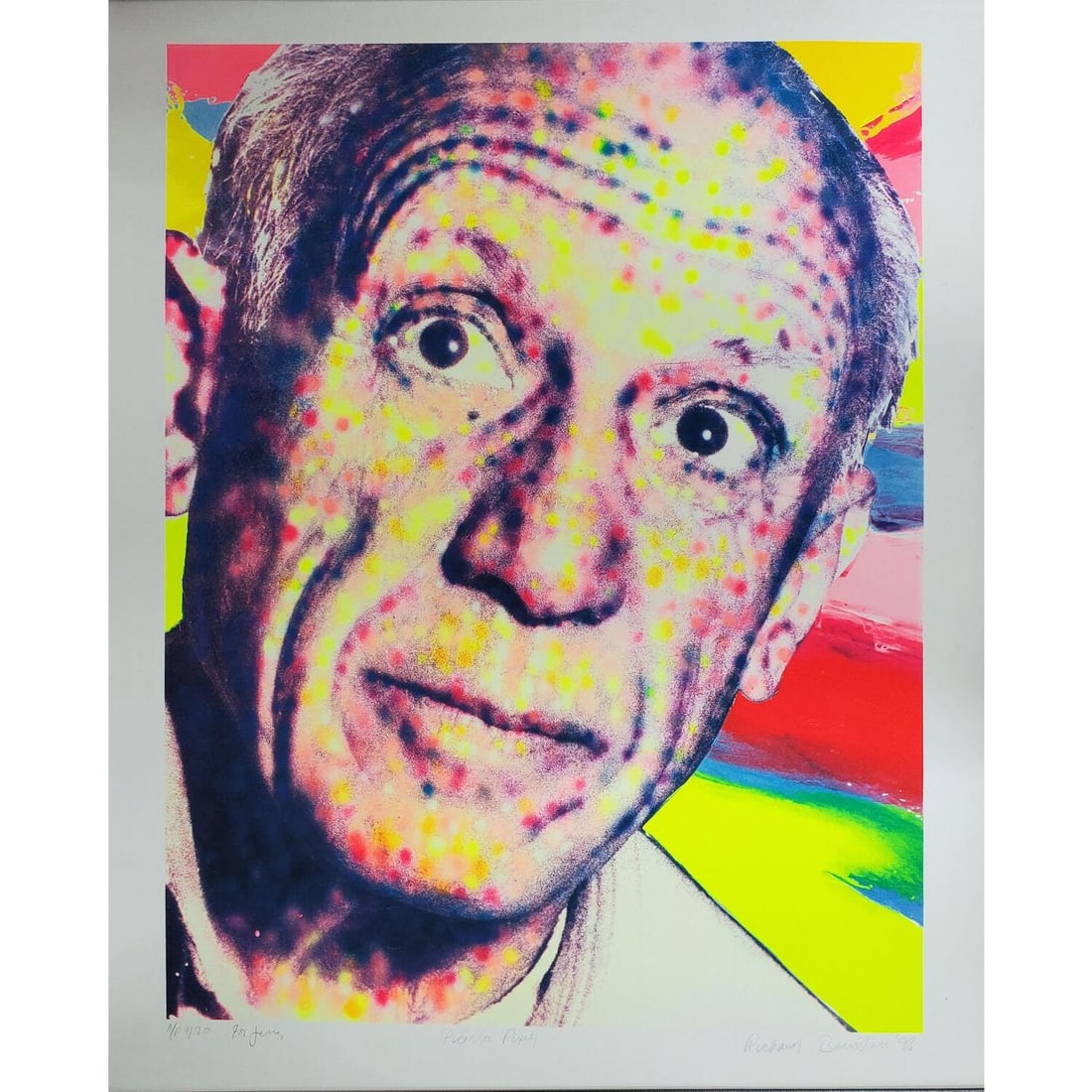 Richard Bernstein, American (1939-2002) Silkscreen (1 of 5)