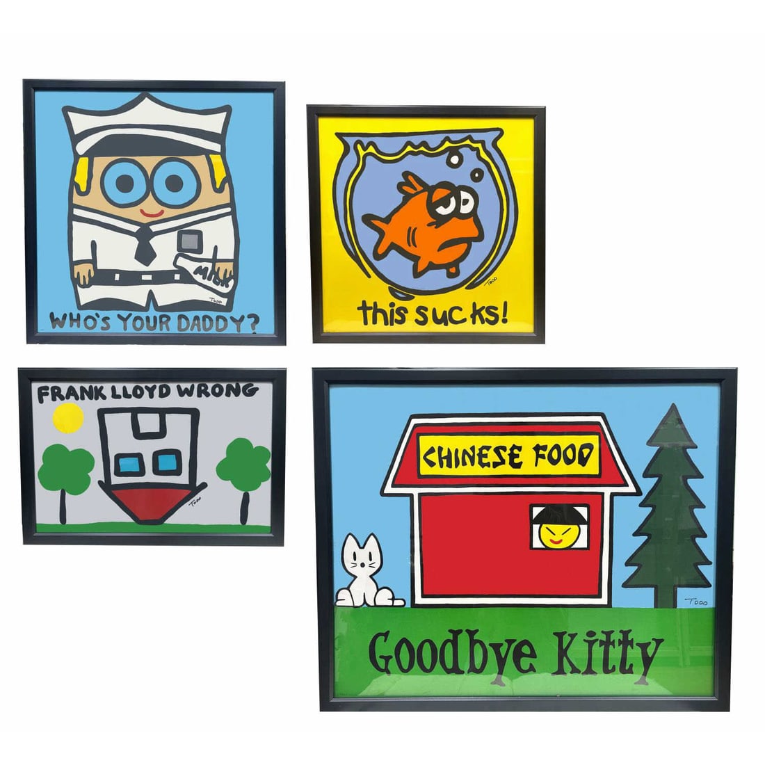 Todd Goldman, American (b. 1969) Lot of 4 Prints (1 of 6)