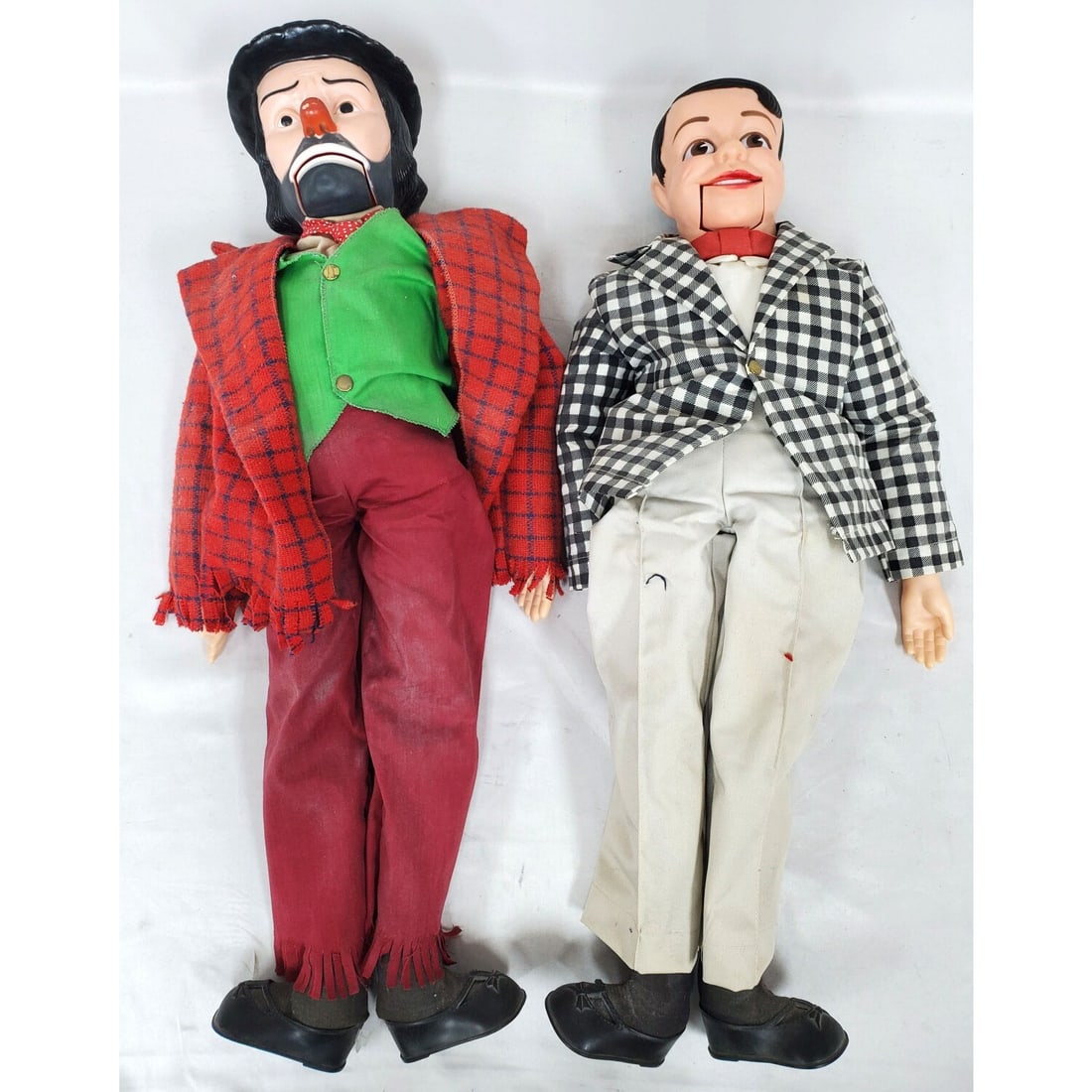 Lot of 2 Vintage Ventriloquist Puppets (1 of 3)