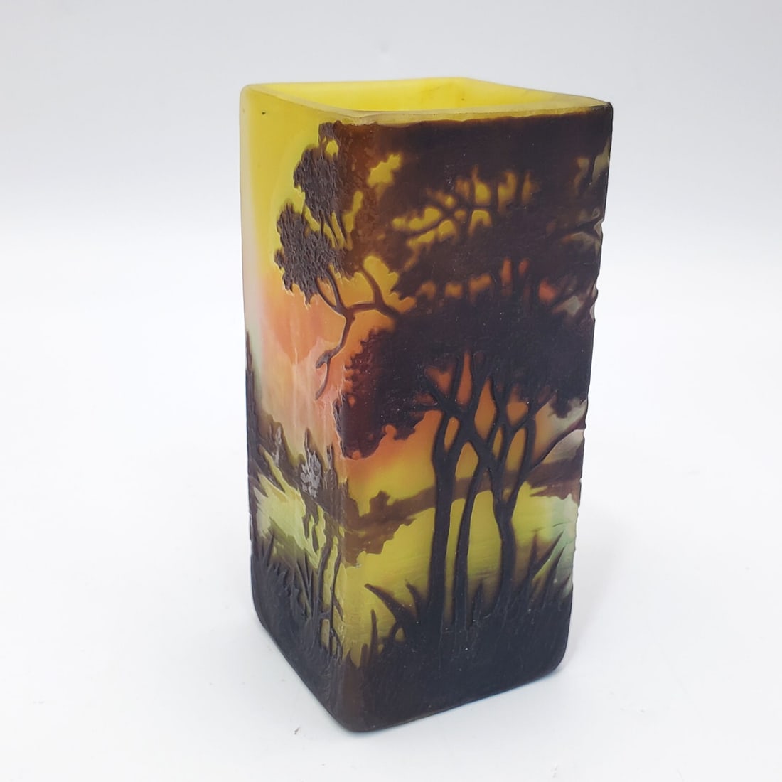 Daum Nancy Cameo Glass Vase c.1900 (1 of 4)