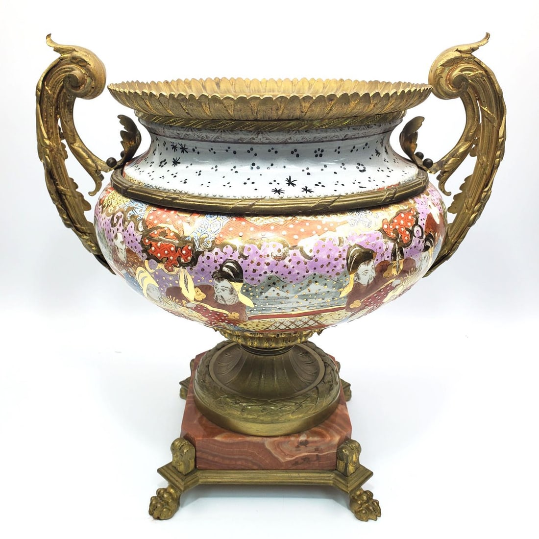 Unusual Antique Japanese Satsuma Centerpiece (1 of 7)