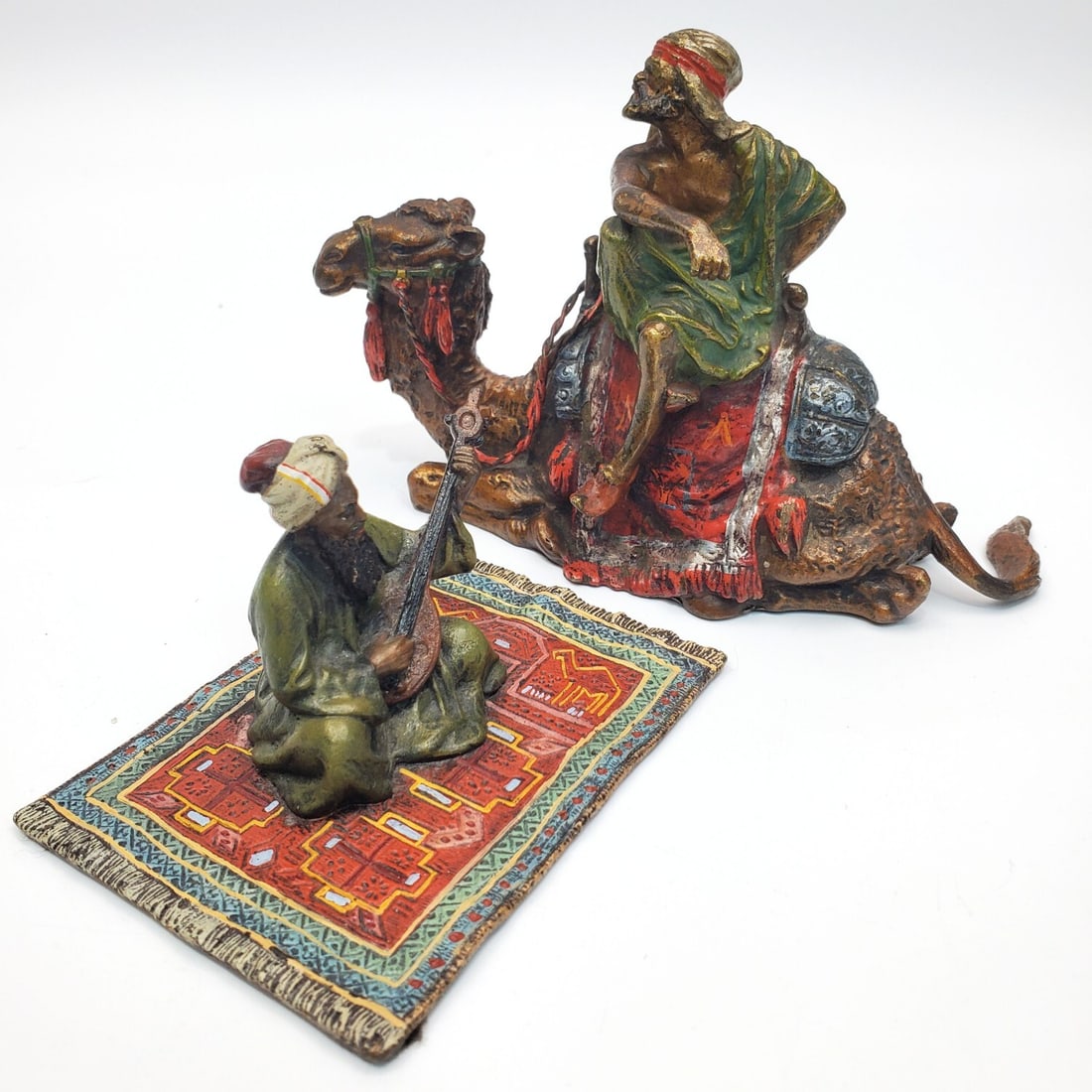 2 Antique Bergman Austrian Cold Painted Bronzes (1 of 4)