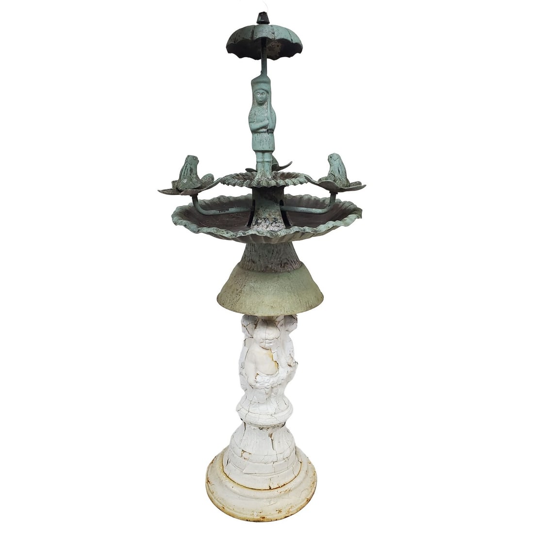 Garden Fountain w/ Frogs (1 of 6)