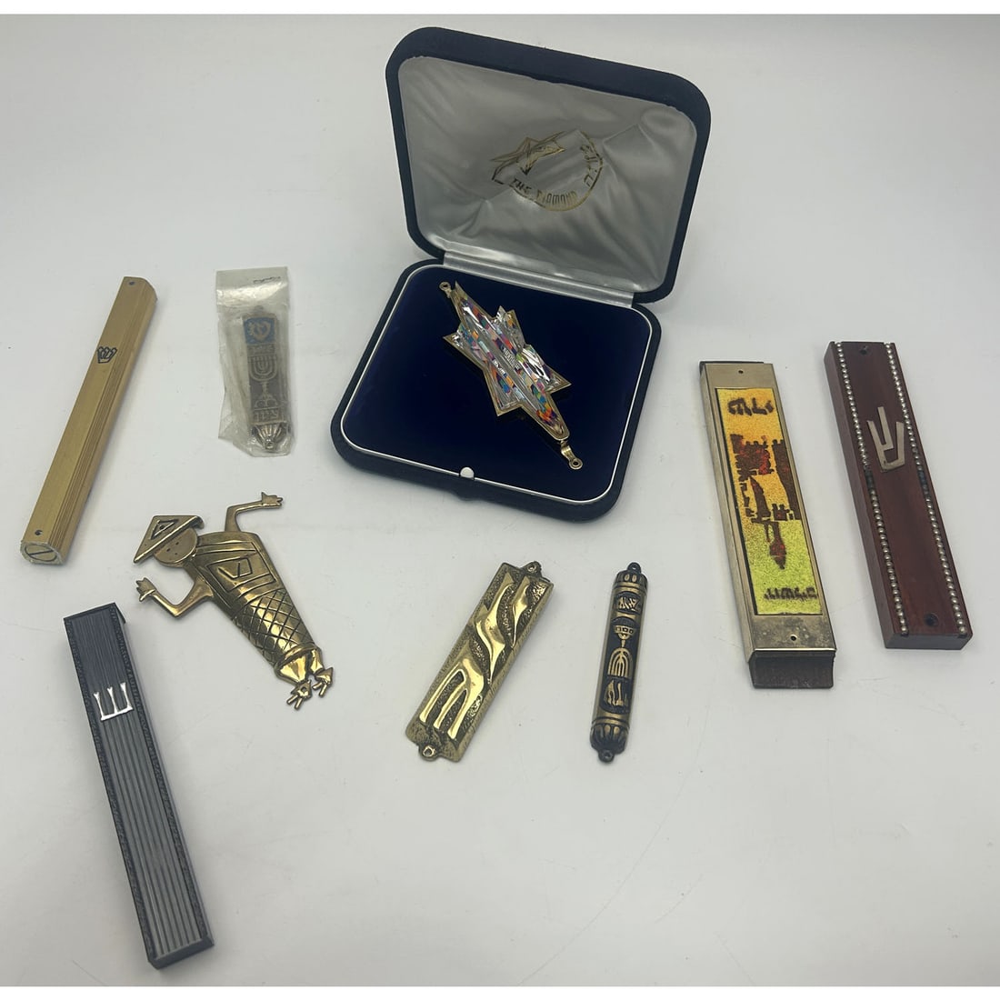 Judaica Lot of 9 Mezuzah's (1 of 9)