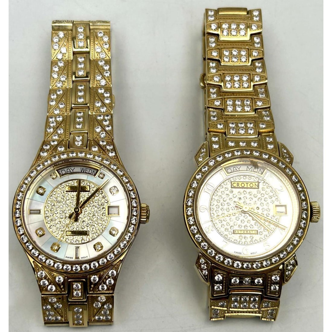Lot of 2 Vintage Automatic "Croton" Watches (1 of 3)