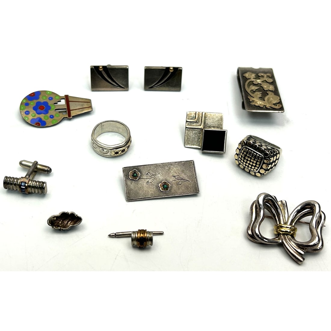 10K, 14K, & 18K Gold & Sterling Silver Jewelry Lot (1 of 3)