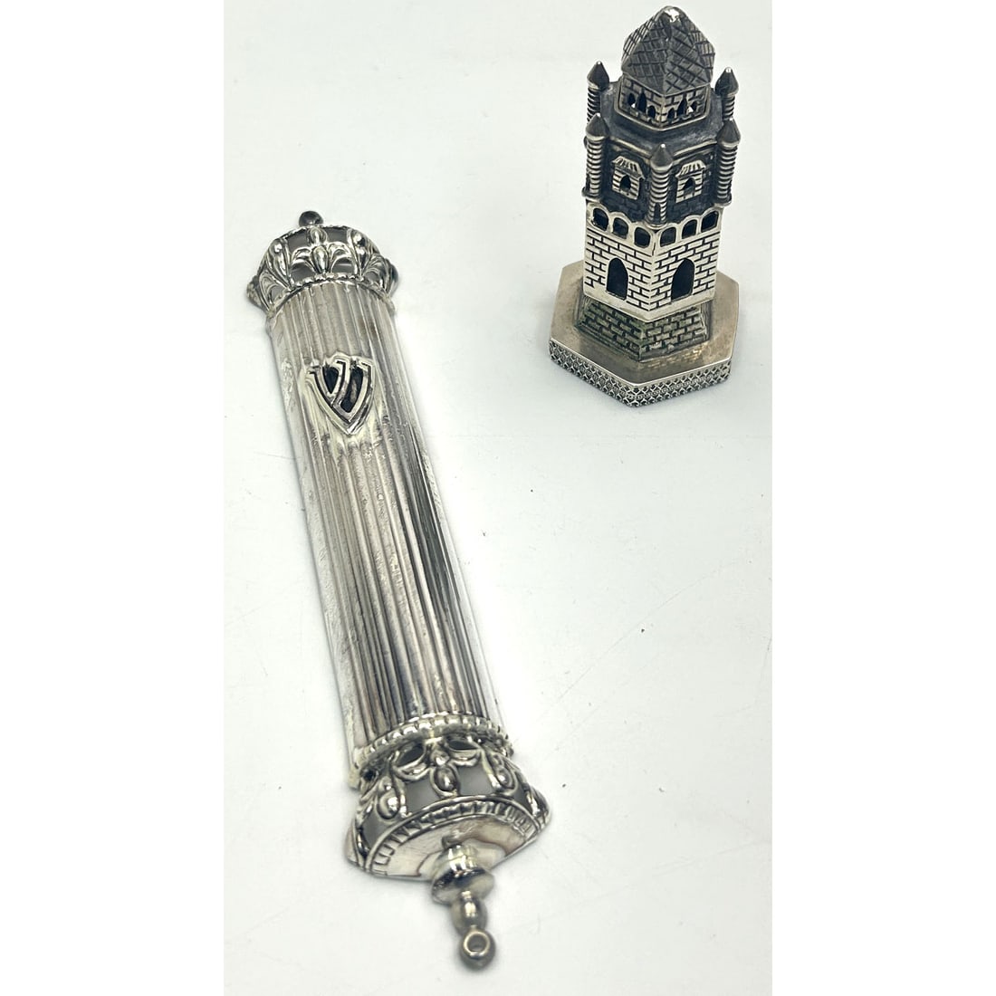Judaica Lot of 2 Sterling Silver Items (1 of 5)