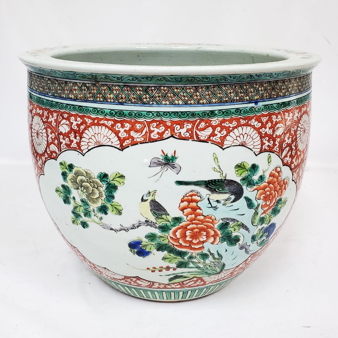 Old Chinese Porcelain Planter (1 of 5)
