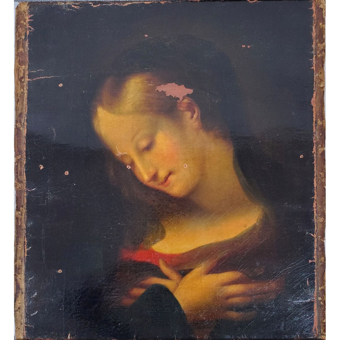 Antique Old Master Painting Oil on Canvas (1 of 3)