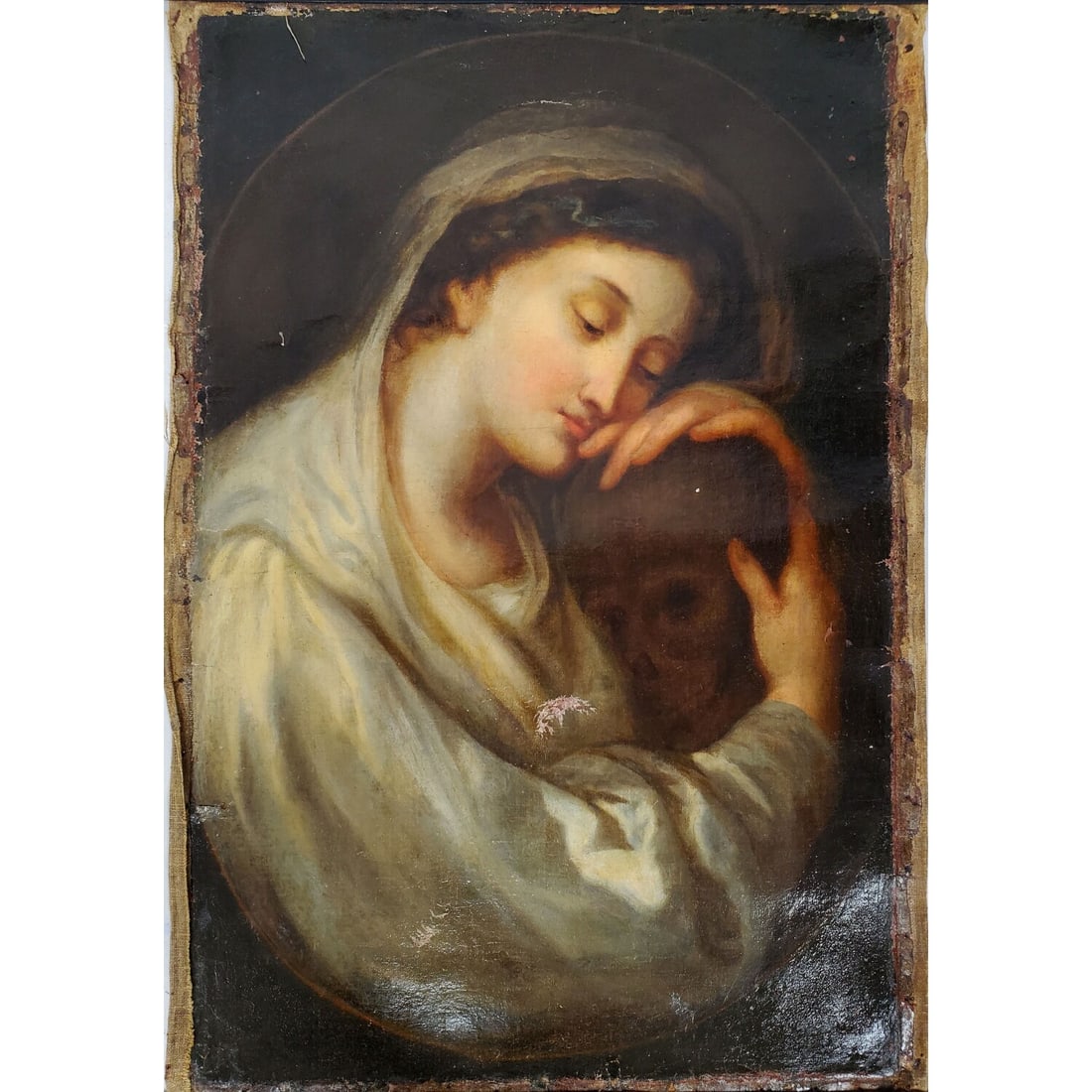 Antique Old Master Painting Oil on Canvas (1 of 3)