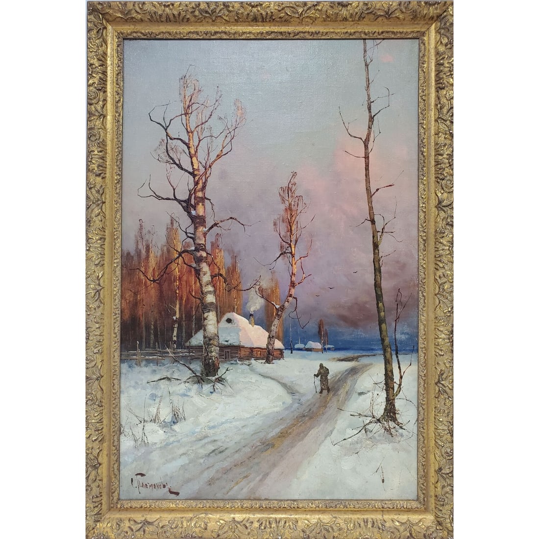 Semyon Platonov, Russian (1860-1925) Oil Painting (1 of 5)