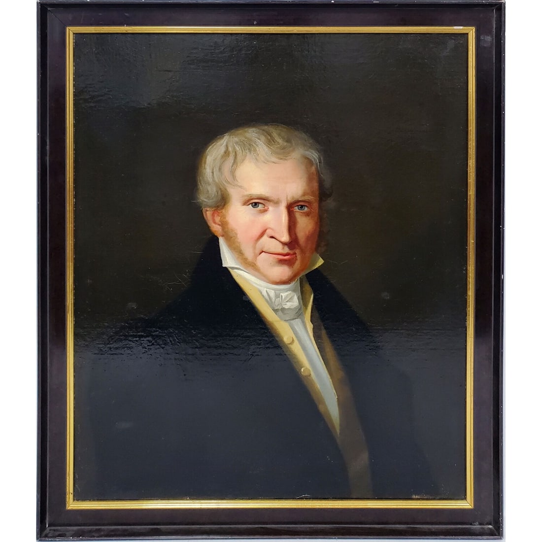 Antique Painting Oil on Canvas "Nobleman" (1 of 3)