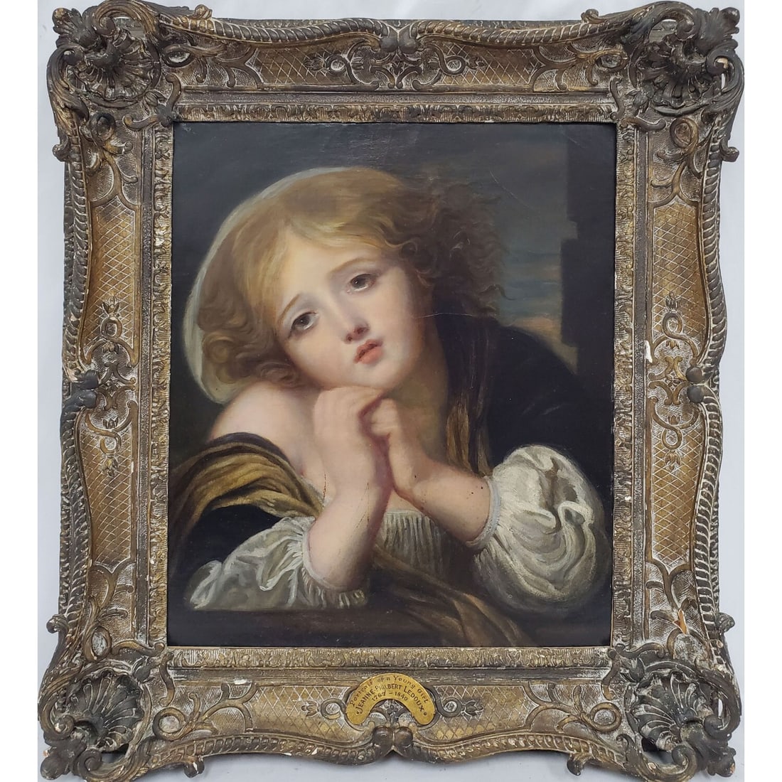 Jeanne Philiberte Ledoux, French (1767-1840) Oil (1 of 4)
