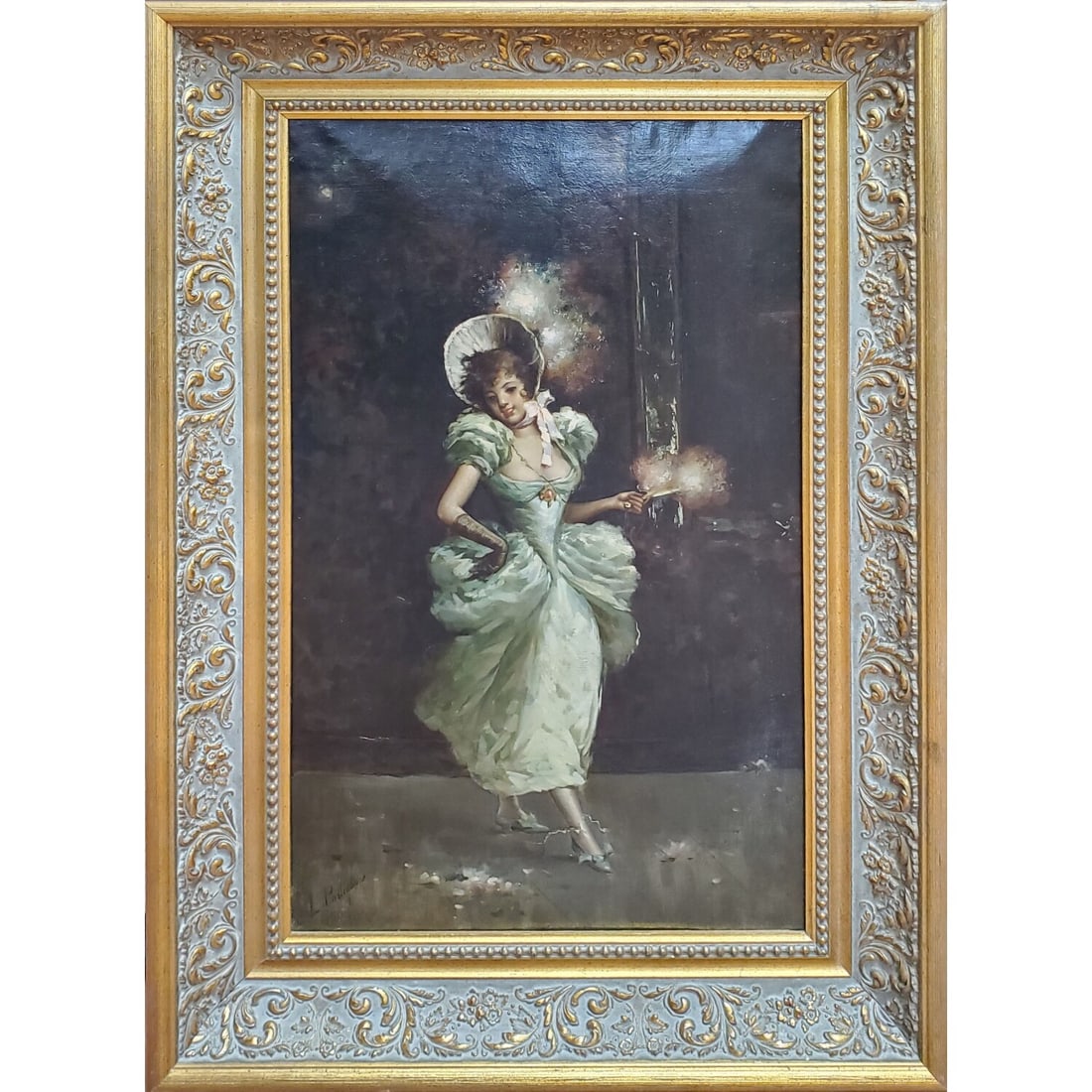 Luca Postiglione, Italian (1876-1936) Oil Painting (1 of 4)