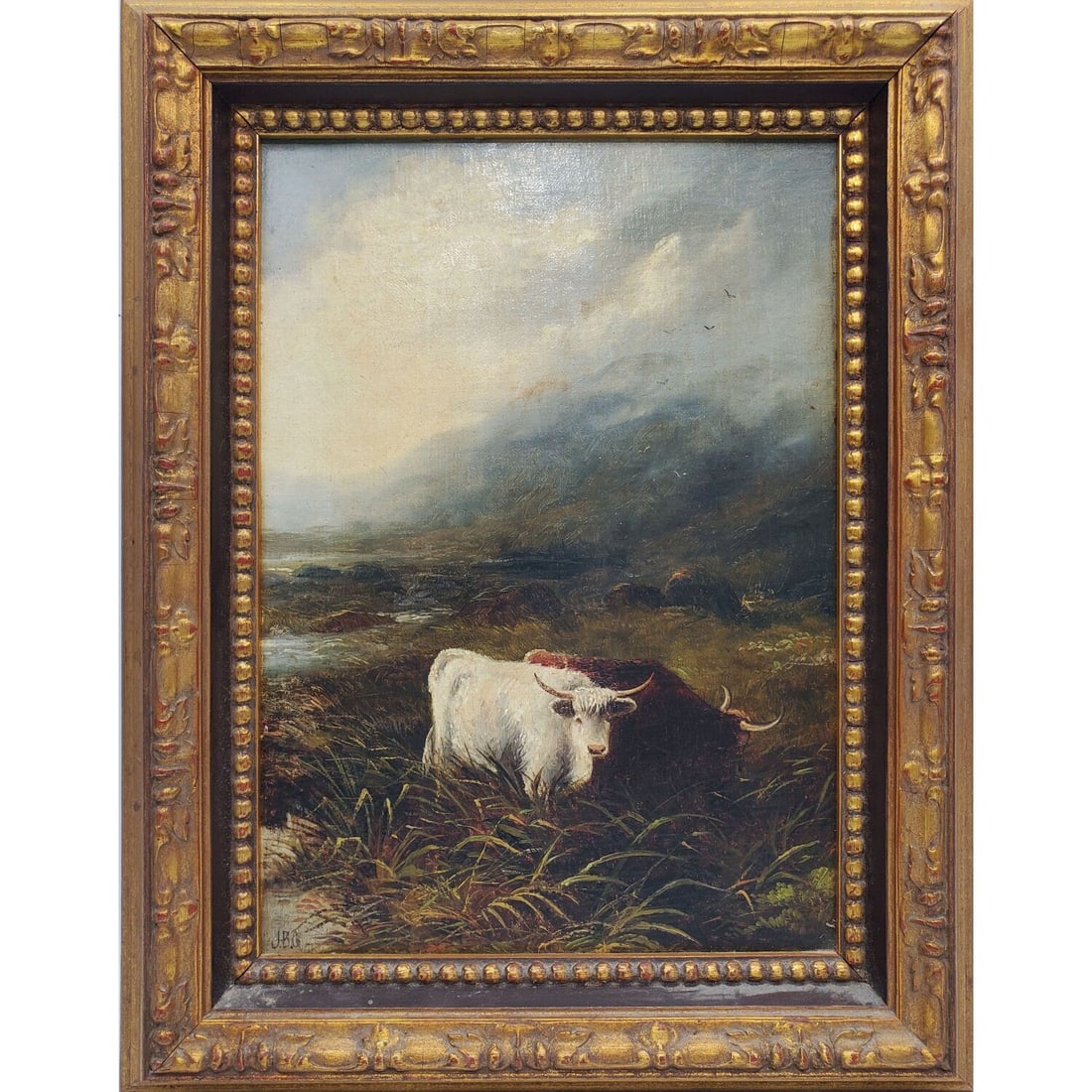 Antique 19th C. Signed Painting on Canvas (1 of 3)
