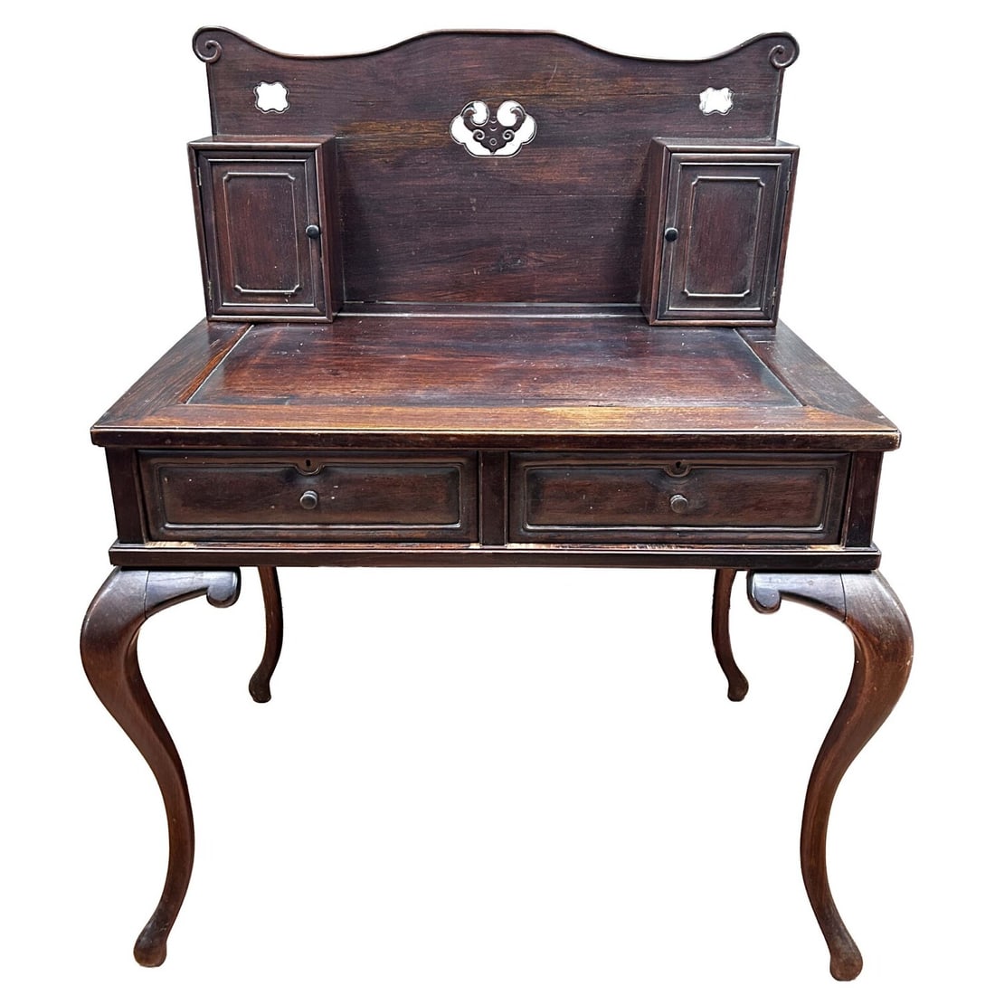 Chinese Ching Dynasty Export Carved Wood Desk (1 of 8)
