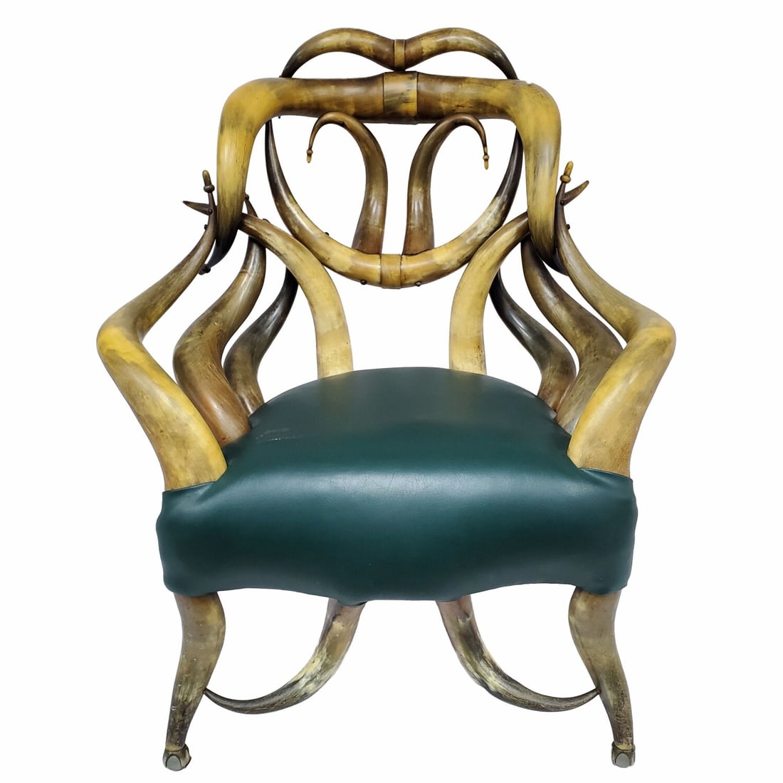 Antique 19th C. Longhorn Armchair (1 of 12)