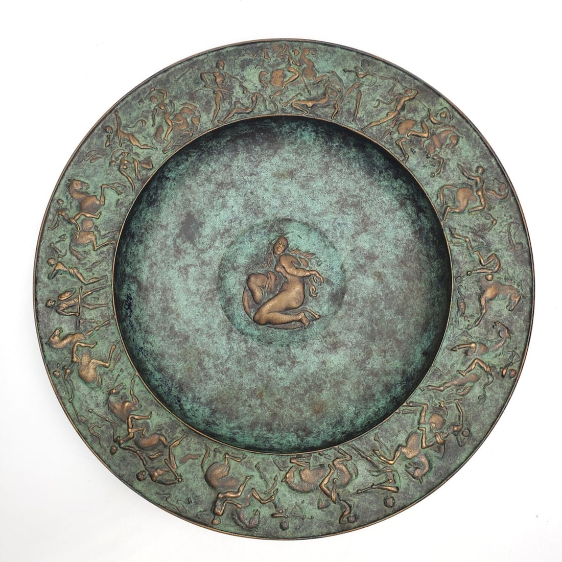 Rudolph Kaesbach, German (1873-1955) Bronze Plate (1 of 4)