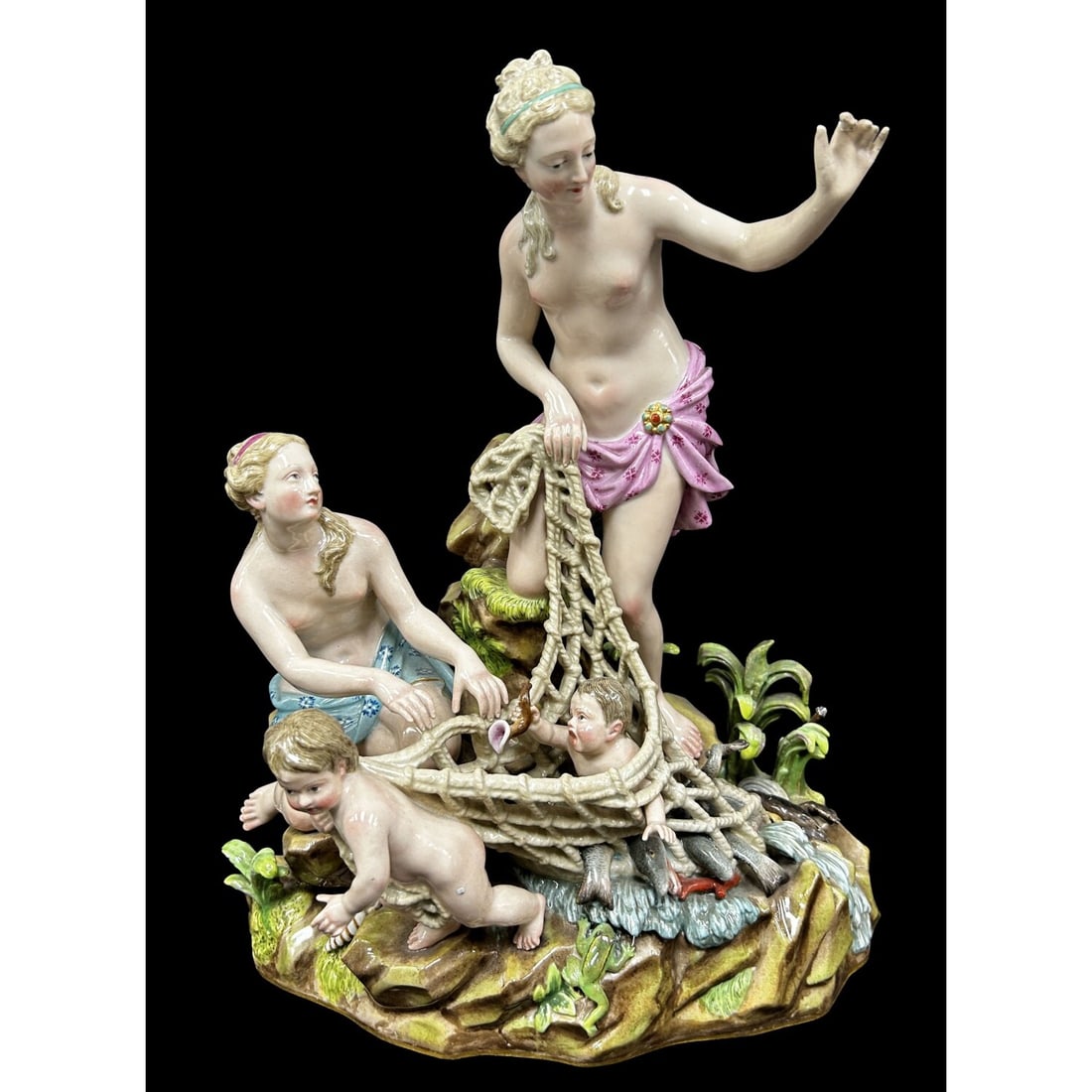 Antique 19th C. Meissen Figural Group (1 of 8)