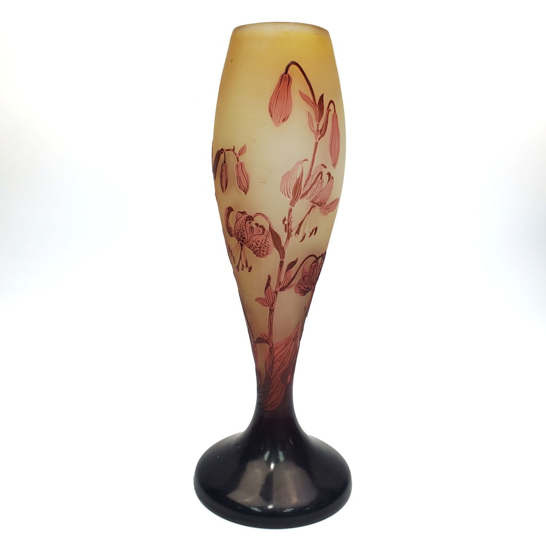 Galle Art Nouveau Cameo Glass Vase (1 of 6)