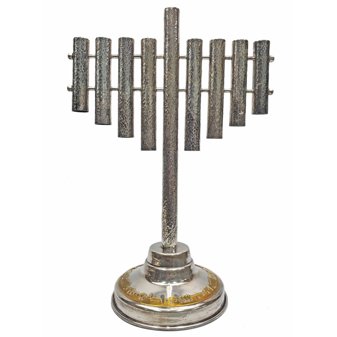 Judaica Large Sterling Silver Menorah by BIER (1 of 6)