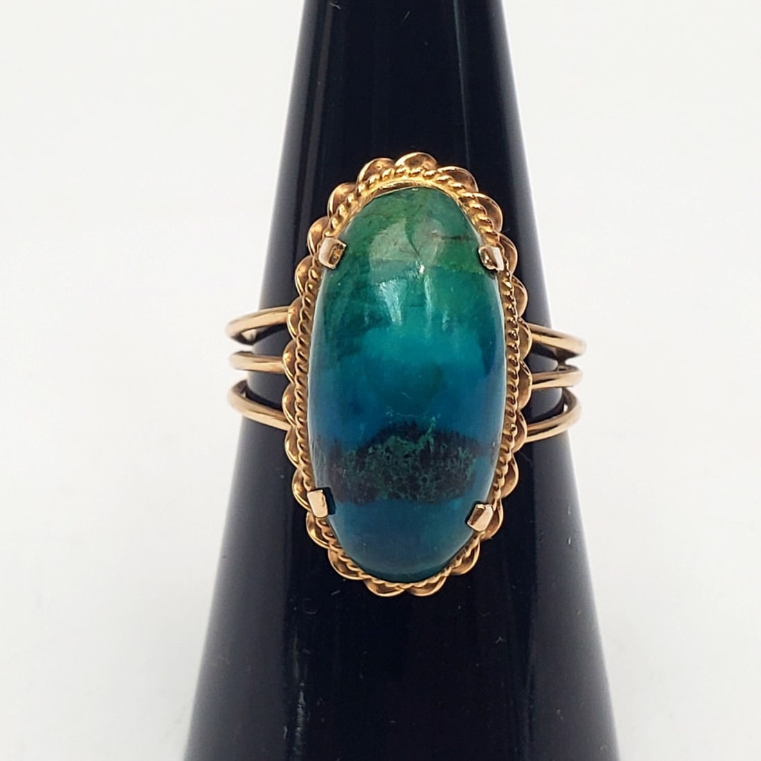 Early 14K Gold & Turquoise Ring (1 of 3)