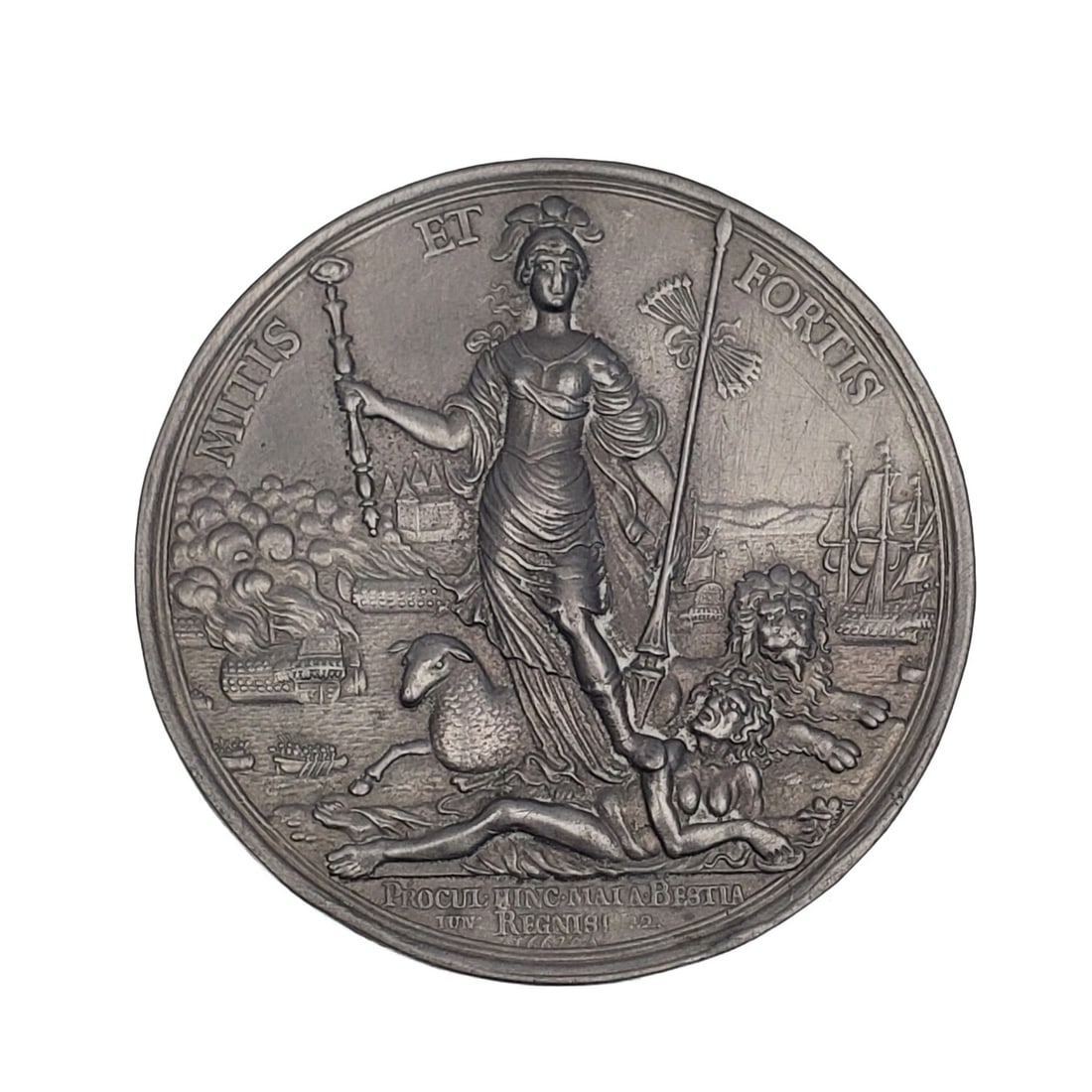 Historical Anglo Dutch Large Commemorative Medal (1 of 3)