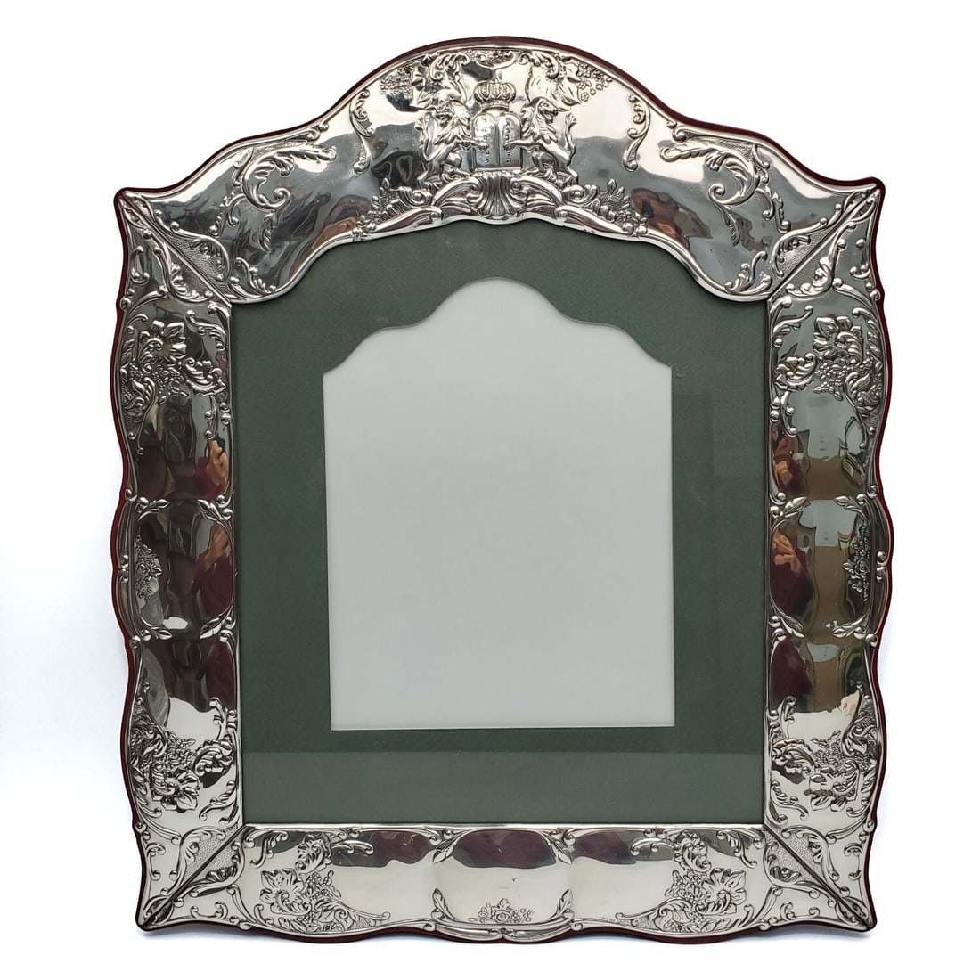 Judaica Vintage Large Sterling Silver Frame (1 of 4)