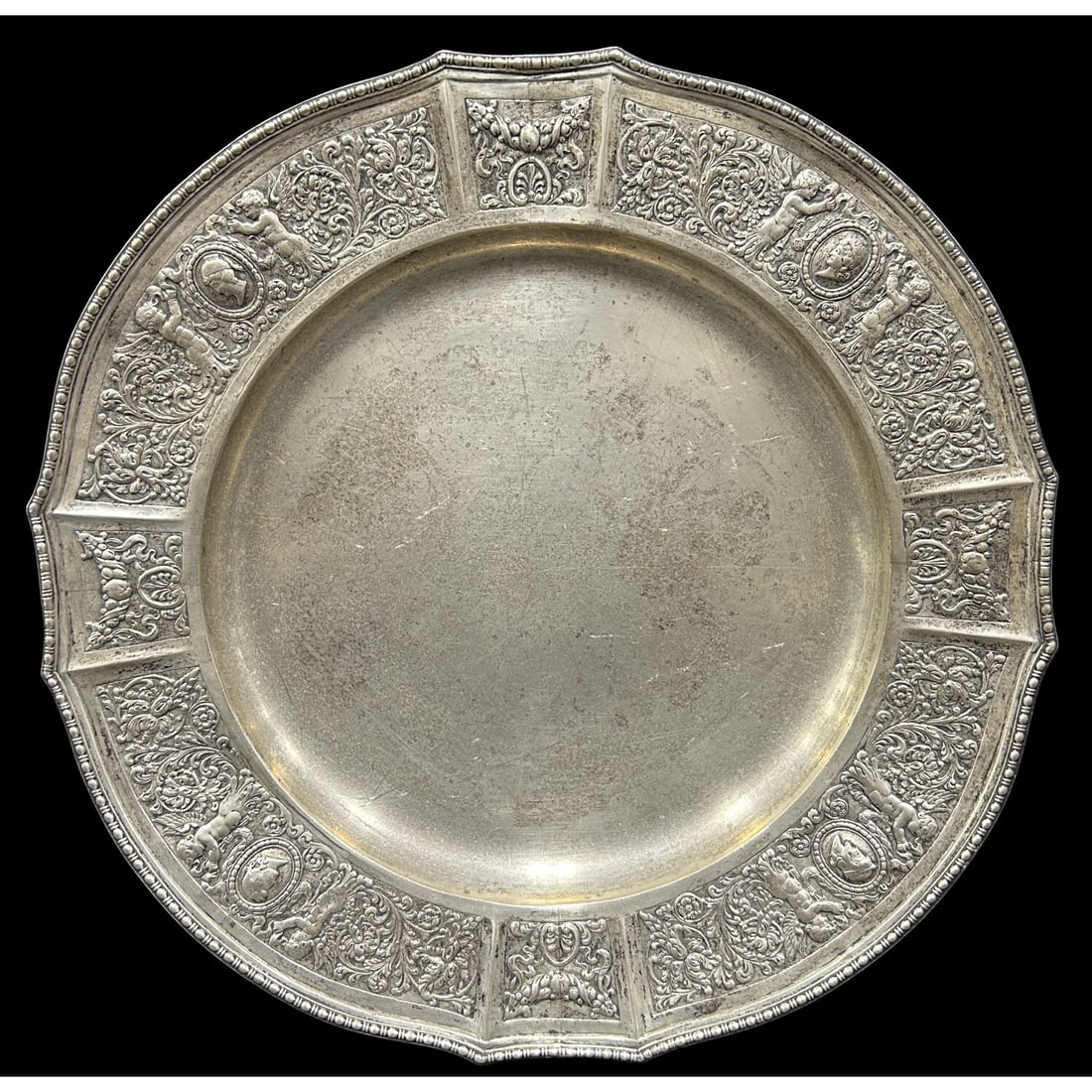 Antique Continental Sterling Silver Serving Dish (1 of 6)