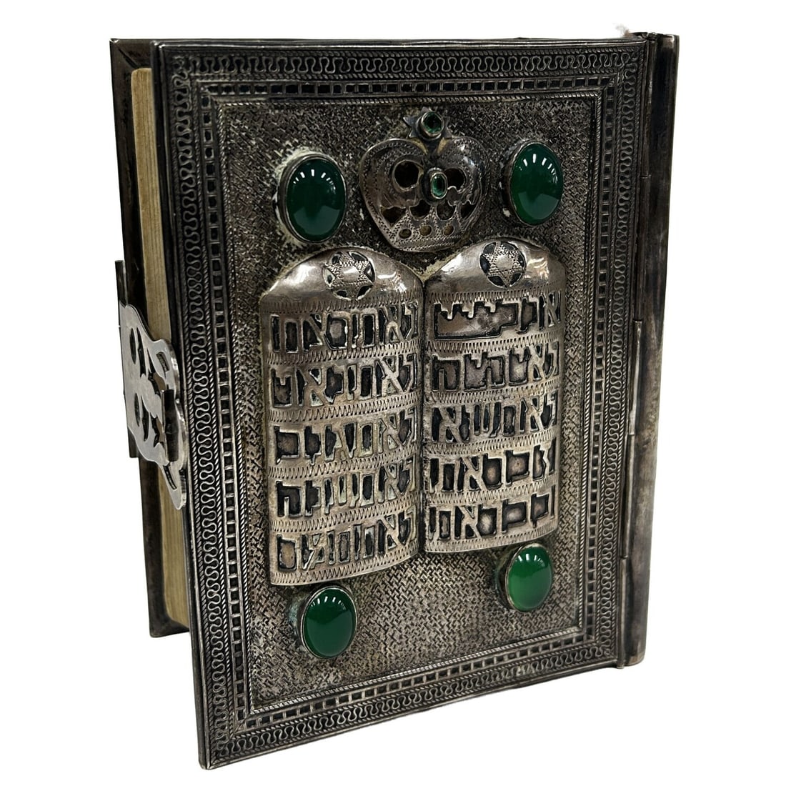 Judaica Fine Sterling Silver Covered "Tanakh" (1 of 8)