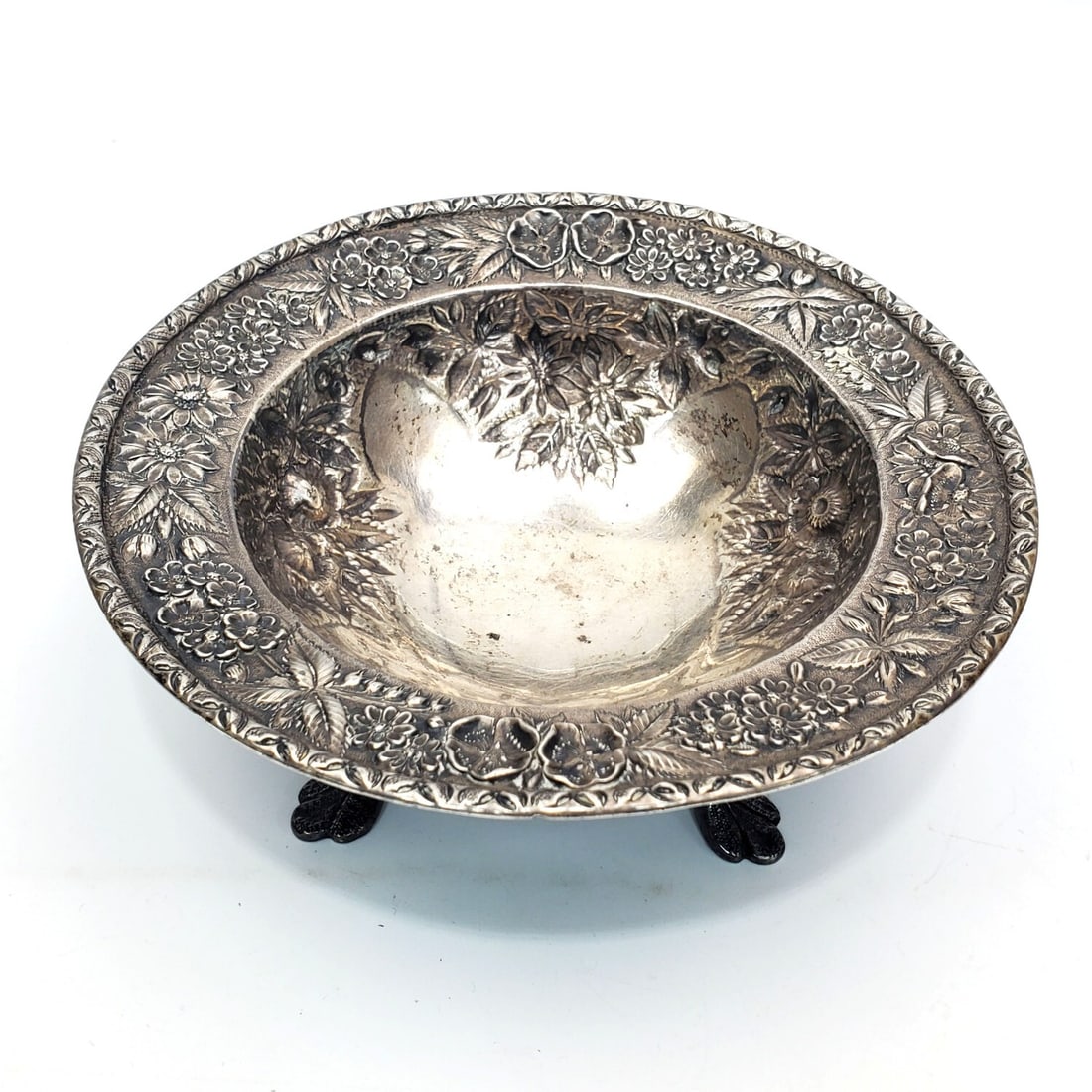 Antique S. Kirk & son Sterling Silver Heavy Bowl (1 of 4)