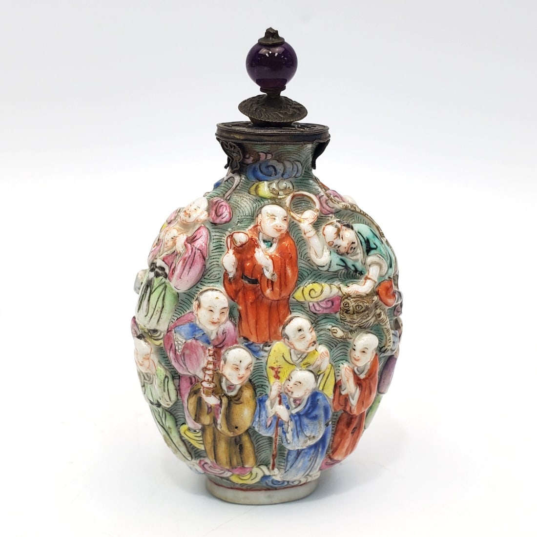 Chinese Antique Qing Dynasty Signed Porcelain (1 of 4)