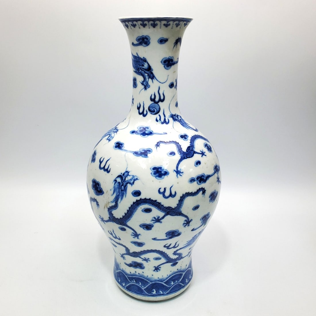 Chinese Antique Kang Hsi Signed Porcelain Vase (1 of 4)