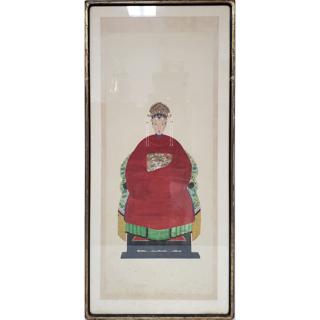 Chinese Large Ancestor Painting on Heavy Paper (1 of 2)